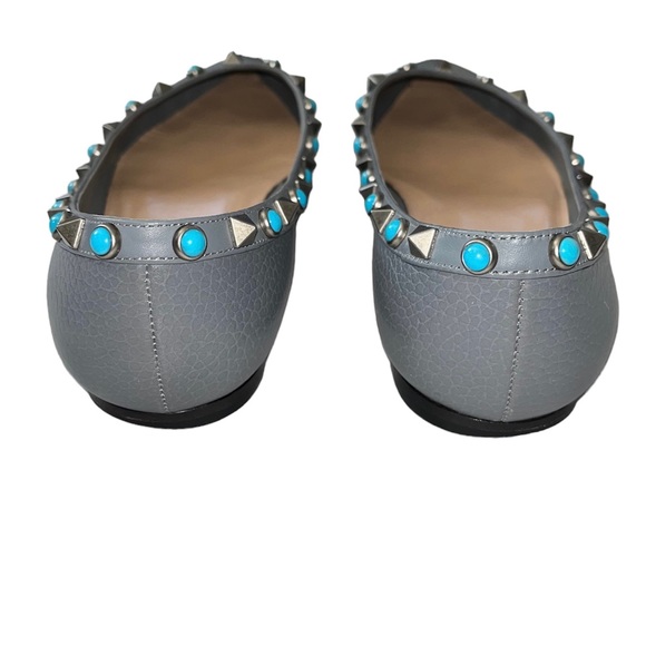 Valentino Garavani Rockstud Ballet Flat size 37 Grey - Picture 6 of 10